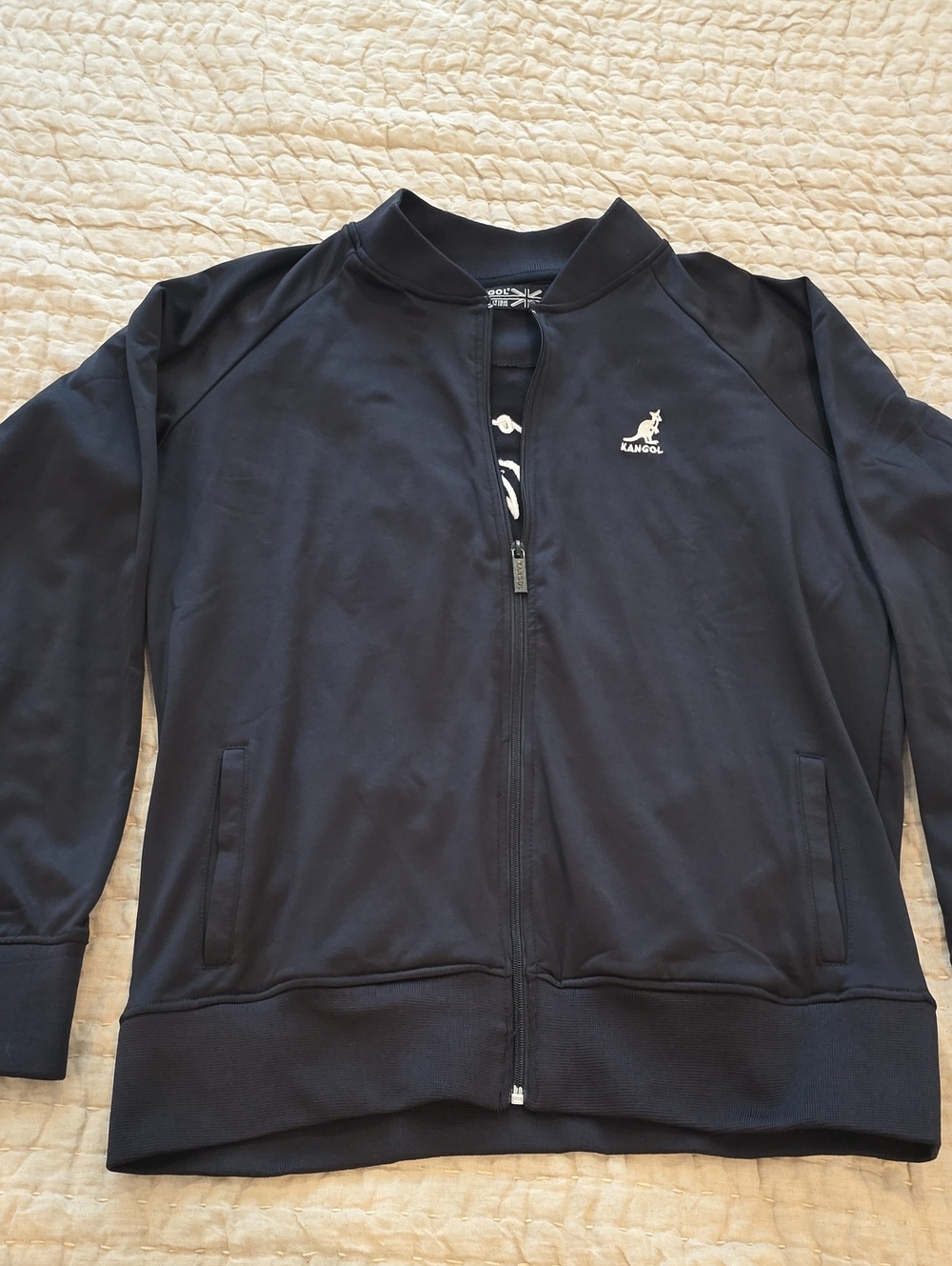 Kangol Black Full-Zip Jacket - Large